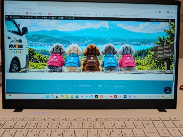 WAN５ GO!公式サイト制作２日目「消えない！」を繰り返しながら、少しずつ形になってきた