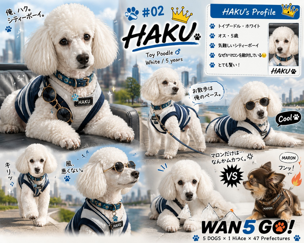 WAN5 GO! HAKU(ハク)のプロフィール
